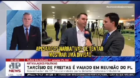 Flavio Bolsonaro diz que a direita está UNIDA PRESTEM ATENÇÃO NAS INFORMAÇÕES