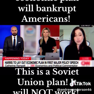 Kamala's economic plan will bankrupt Americans
