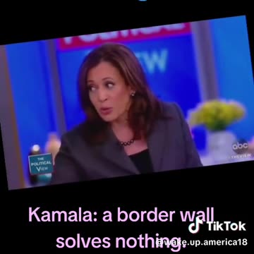 KAMALA ON THE BORDER WALL