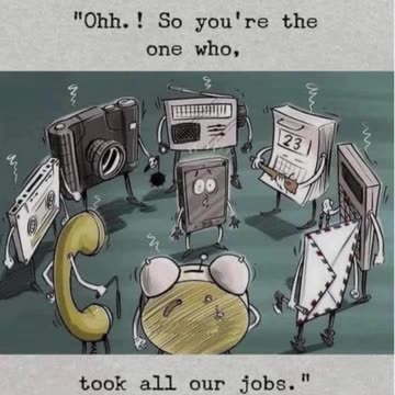 He took our jerbs! #shorts #memes #funny #cellphone #multipurpose