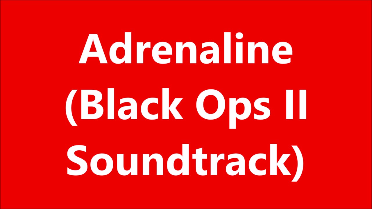 Gaming | Adrenaline Looped - Call of Duty: Black Ops II (2012)