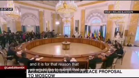 BREAKING NEWS, PUTON SPITS IN THE BEGINNING BOWL OF AFRICA