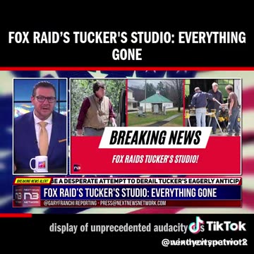 FBI Raids Tucker Carlson's Studio.