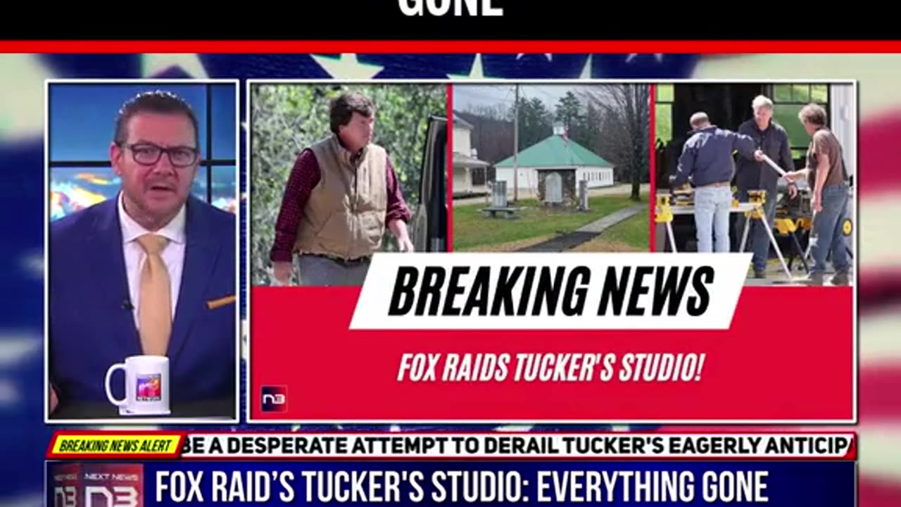 FBI Raids Tucker Carlson's Studio.