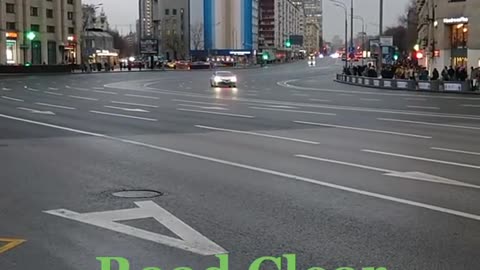 President PUTIN Motorcade