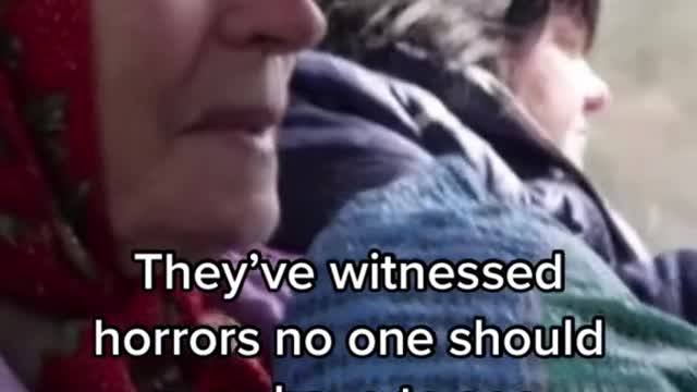 Civilians have been forced to flee eastern and southern Ukraine