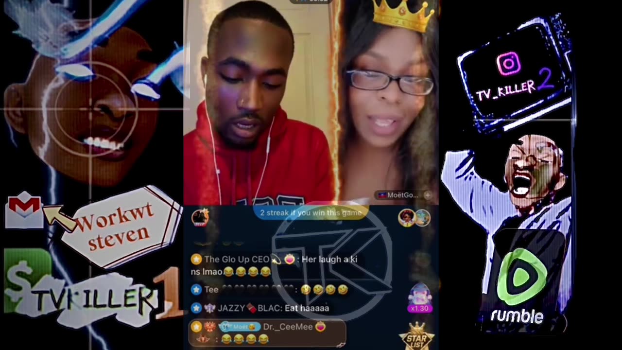 CHARLI PLAYS ALL IN MOET FACE