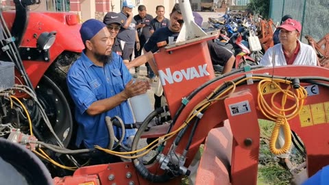 P02 Laser Guided Land Leveller - Perataan Tanah Sawah Padi, Sg Burong, Tanjong Karang, 13 Jun 2024