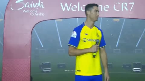 Crisatano Ronaldo Wellcome Cremony in Saudi Arabia