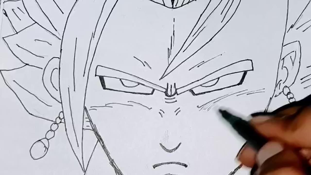 Vegito drawing ✨ Dragonball super ✨