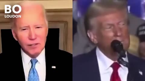 🚨RIGHTFUL PRESIDENT TRUMP JUST HILARIOUSLY REACTED TO BIDEN CALLING TRUMP VOTERS "GARBAGE!"