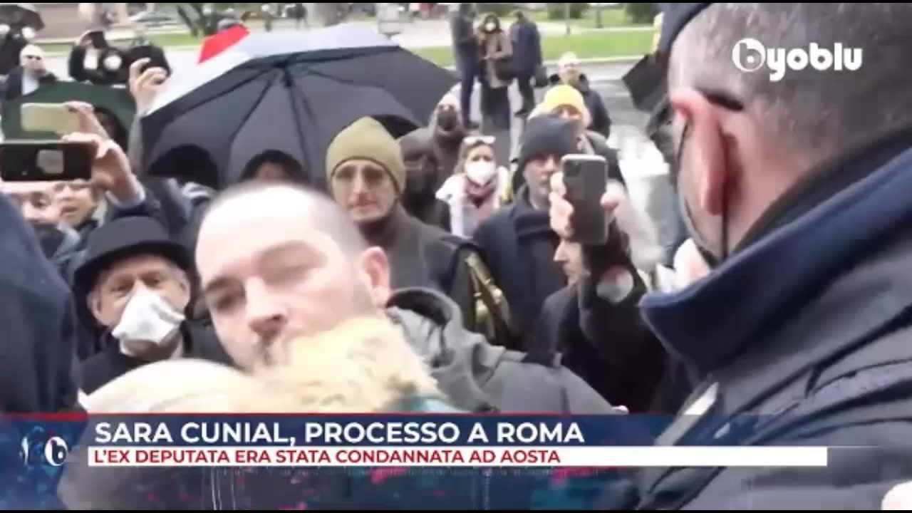 SARA CUNIAL ANCORA SOTTO PROCESSO A ROMA (servizio di Byoblu)