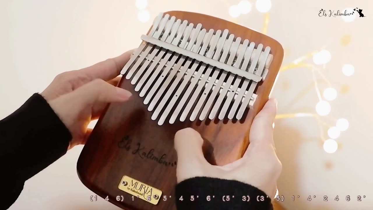 Utada Hikaru - First Love Kalimba Cover with Number Tabs