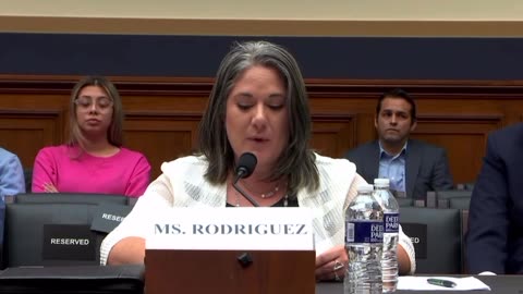 Rodriguez on human trafficking by Biden administration.