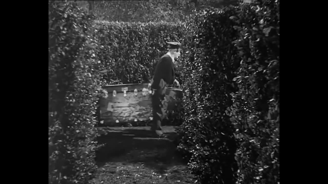 Stan und Ollie im Irrgarten