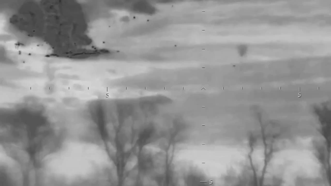 Russian ATGM Crew Hits Ukrainian Squad