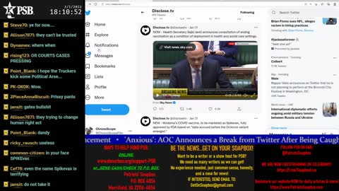 2022-02-01 17:00 EST - Freedom Rings: with Pamphlet Anon