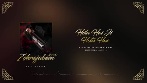 B Praak - Hota Hai Ji Hota Hai (Lyric Video) | Jaani | Arvindr Khaira | Zohrajabeen
