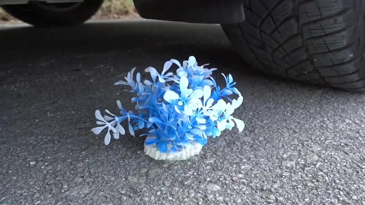 Crushing Crunchy & Soft Things by Car! EXPERIMENT CAR vs WATER SMILE BALLOONS