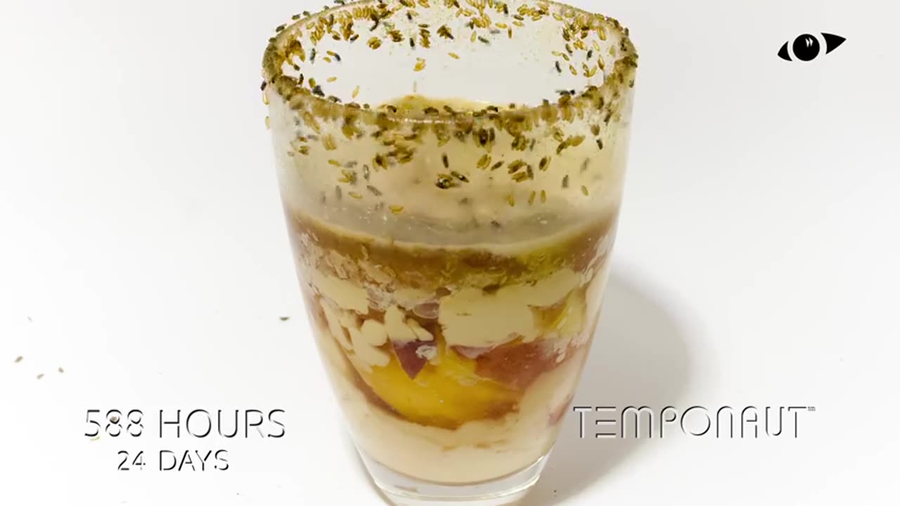 Peach Yogurt Time-lapse (4K)