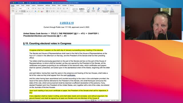 LIVE! It's Not A Coup To Challenge Biden's Certification. January 6 Hearings, Part IV.