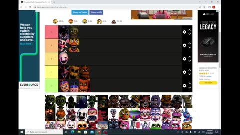 FNAF CHARACTER TIER LIST (FT. DONALD TRUMP)