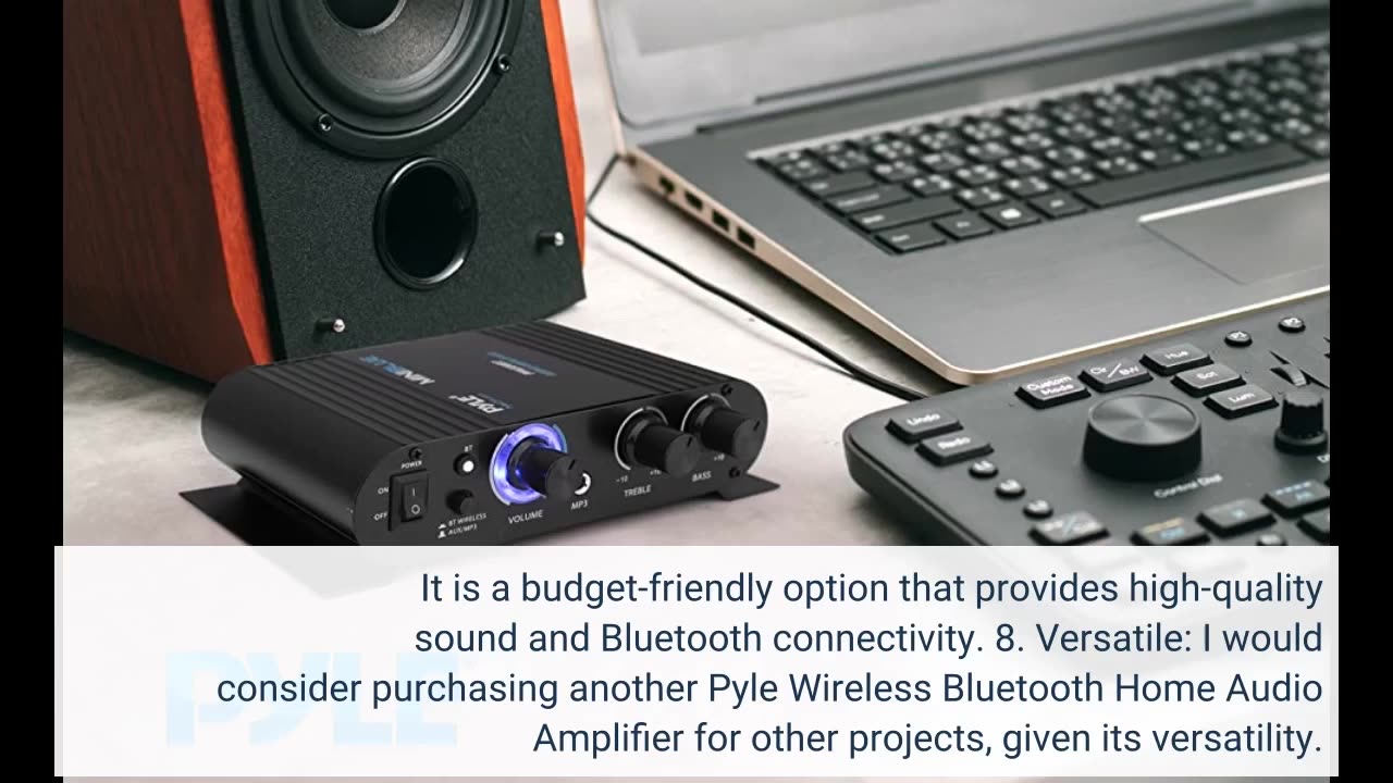 Pyle Wireless Bluetooth Home Audio #Amplifier - 90W-Overview