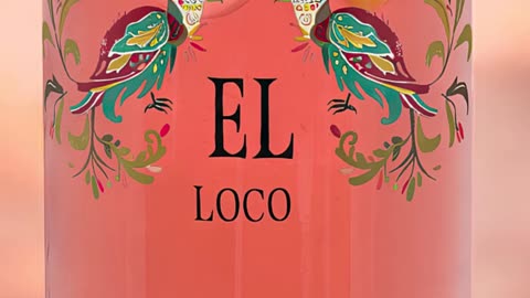 Sip in style with this stunning El Loco glass! Perfect for any vibe. #Drinkware #MexicanStyle