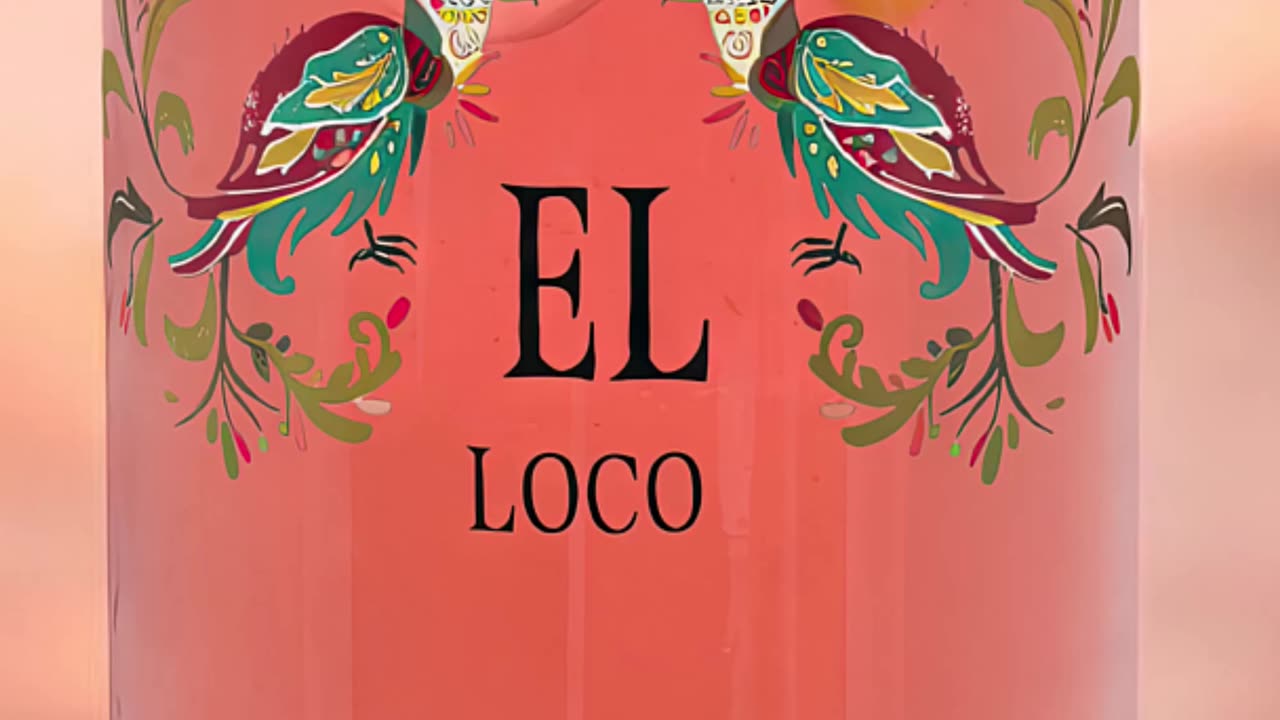 Sip in style with this stunning El Loco glass! Perfect for any vibe. #Drinkware #MexicanStyle