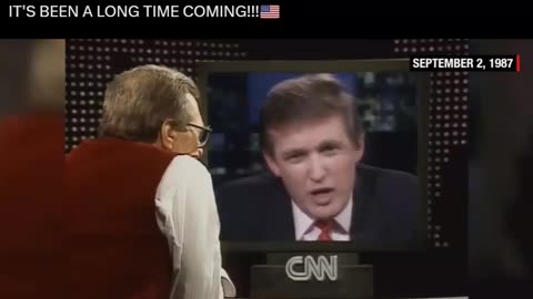 Trump just posted this clip from 1987.