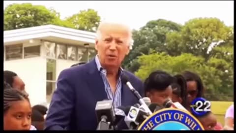 Biden calls black kids roaches and claims to love kids jumping on his lap