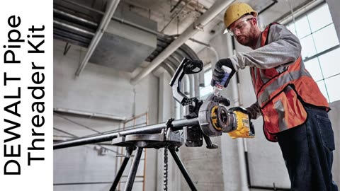 DEWALT FLEXVOLT 60V MAX* Pipe Threader Kit, Die Heads (DCE700X2K)