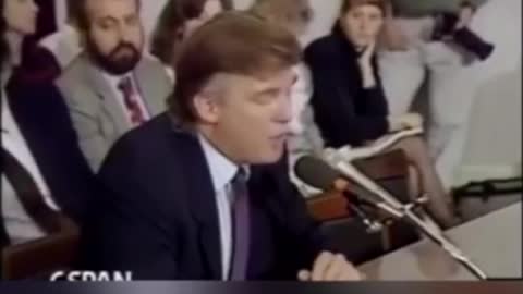 Donald Trump Tells Congresss How To Fix The Economy In 1992