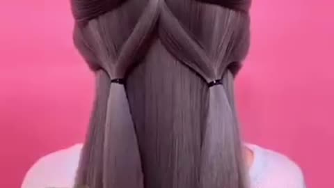 Beautiful hairstyle art fashion.