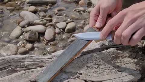 Backcountry Knife Sharpening Kit - How I Sharpen my Knives in the Outdoors