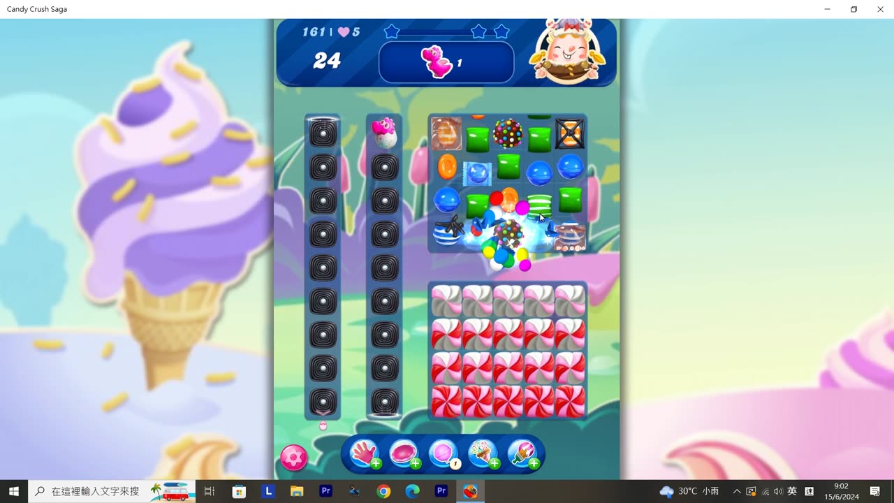 Candy Crush Saga Record (Level 161)