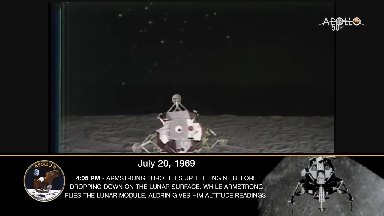 Historic Apollo 11 Moon Landing Footage