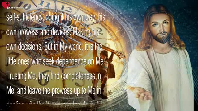 I long for you, but Man in his Pride does not like to obey ❤️ Love Letter from Jesus Christ