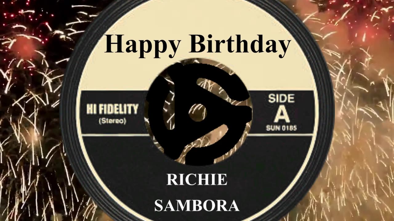 HAPPY BIRTHDAY RICHIE SAMBORA