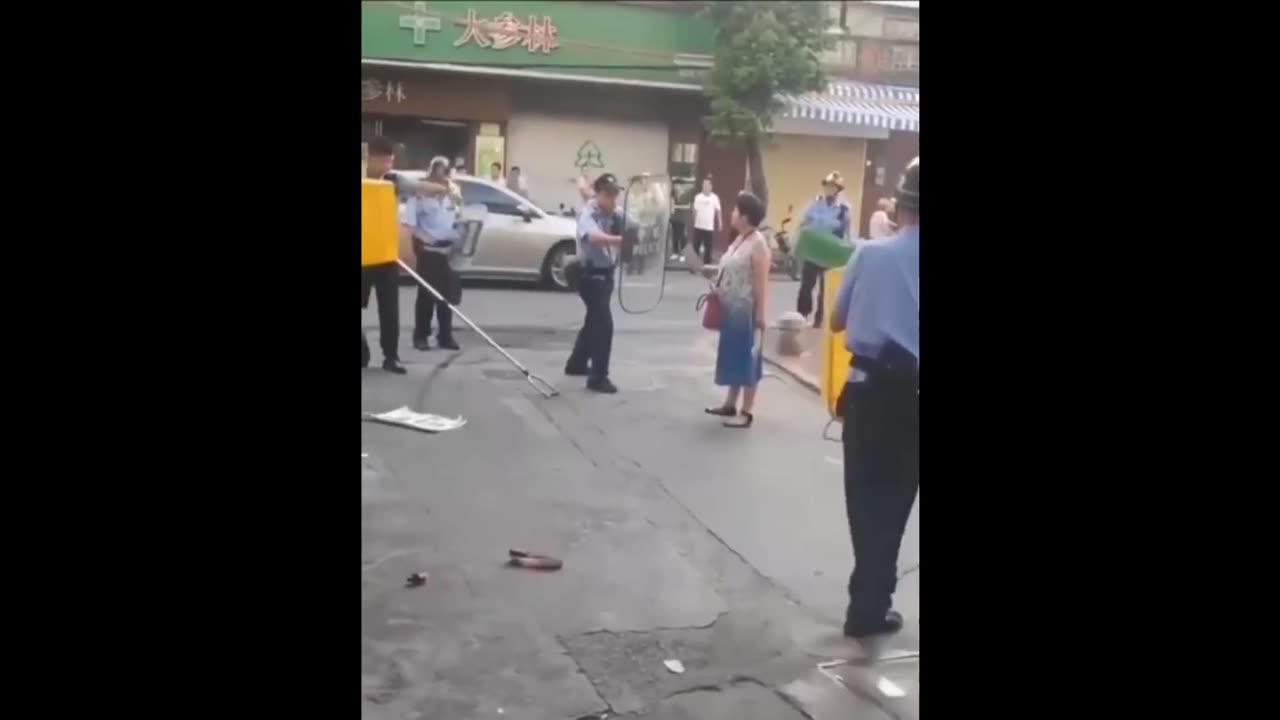 Japanese brave policemen