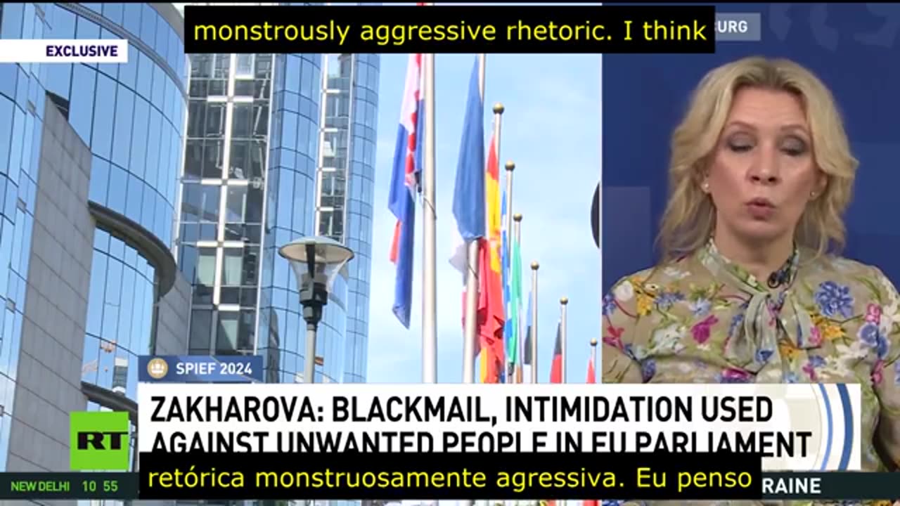 'Cada passo agressivo do Ocidente terá resposta' - @mfa_russia Porta-voz Maria Zakharova