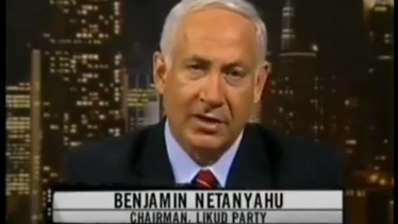 Netanyahu 2006 Il segreto è che abbiamo l'America