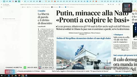 🔴 Rassegna Stampa del 29.03.2024 di Giulio Cainarca su Radio Libertà