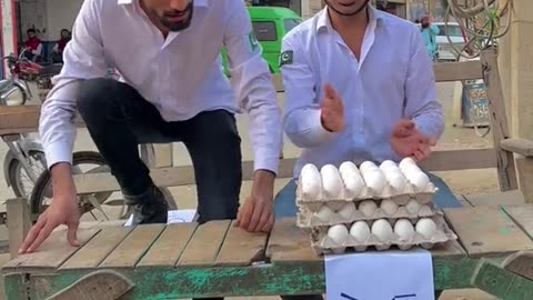 selling eggs at a high price