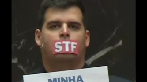 DEPUTADO FAZ PROTESTO SILENCIOSO CONTRA STF