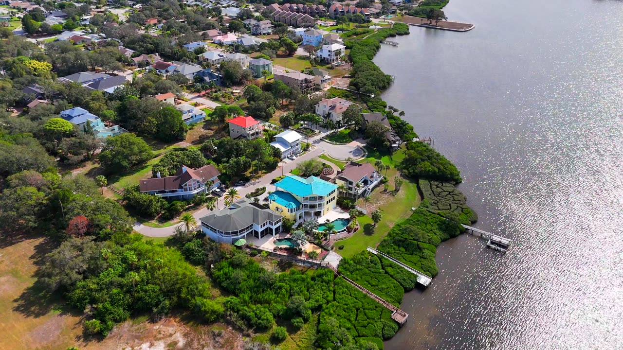 FRED HOWARD PARK BEACH FLYOVER - TARPON SPRINGS, FL