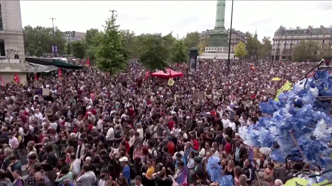 Thousands protest in Paris against appointment of Michel Barnier as PM