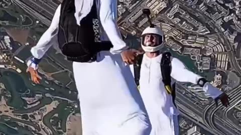 Sky diving