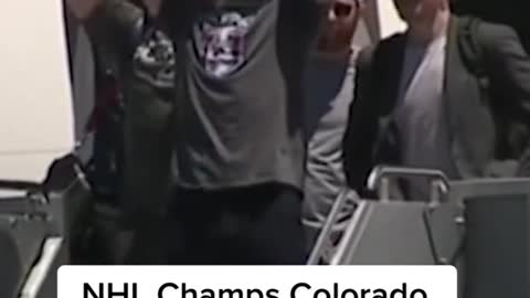 NHL Champs Colorado Avalanche Return Home with Stanley Cup