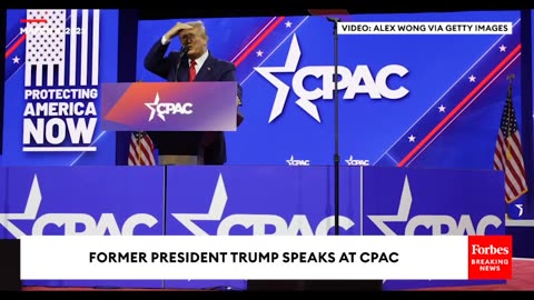 Trump At CPAC- We're In 'Epic Struggle' Against People 'Who Hate' The US